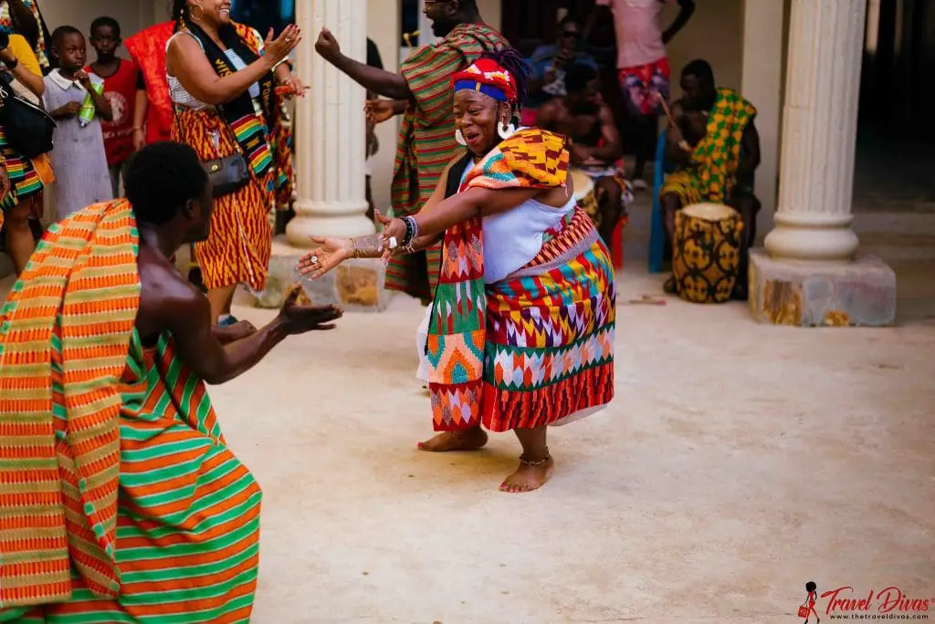 Travel Divas in Ghana with locals