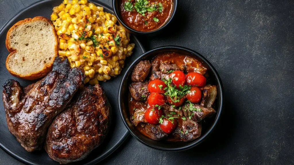 South African braai meal