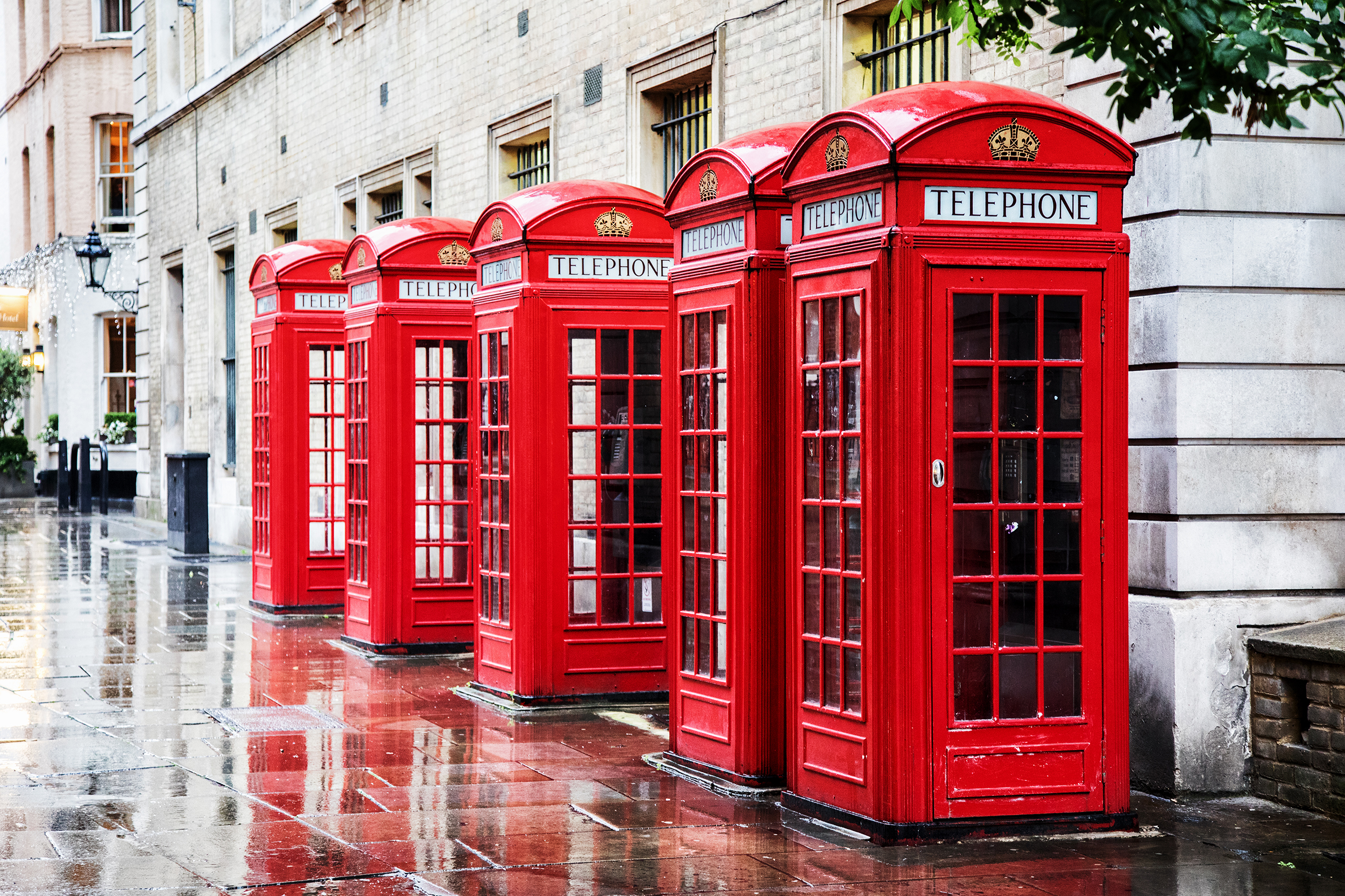 Covent Garden phone boxes