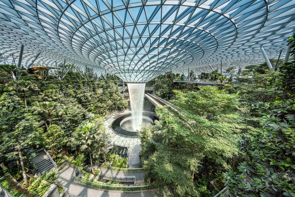 Changi Airport Waterfall