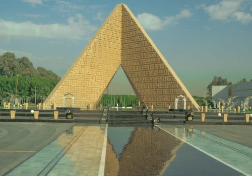 Unknown Solider Monument in Egypt - photographed by Travel Divas
