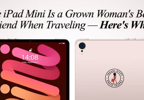 Ipad Mini image with Travel Divas logo