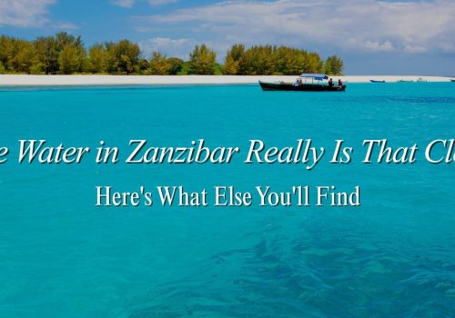 Water in Zanzibar Really That Clear