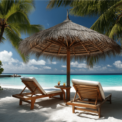 shan_23279_A_tropical_beach_scene_featuring_two_wooden_lounge_fa4180c9-d261-4fc8-8f40-63c782cb40c2_3